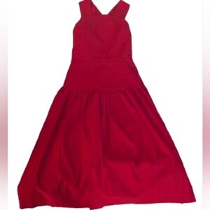 Red Sleeveless Dress